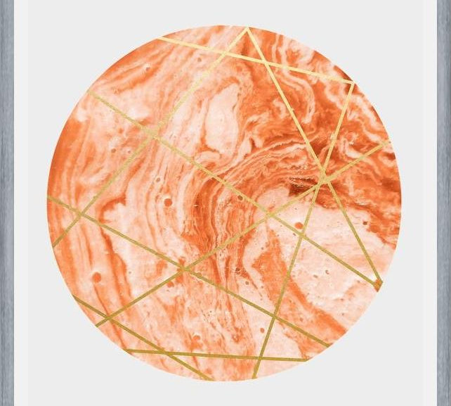 Cuadro Peach Sphere