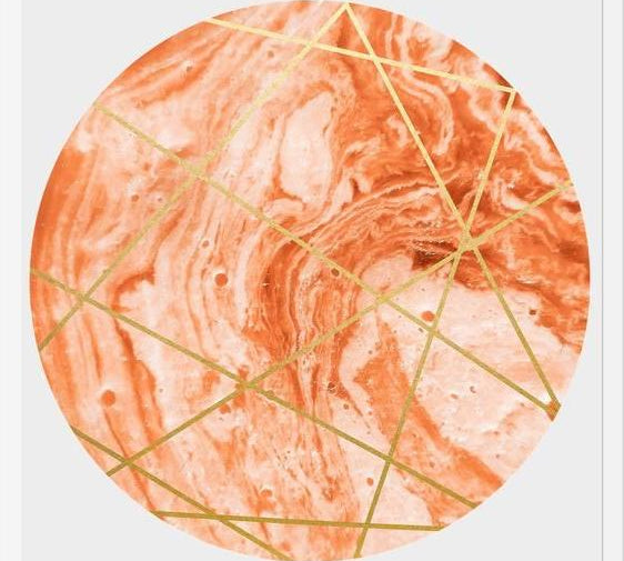 Cuadro Peach Sphere
