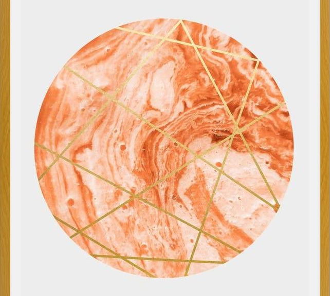 Cuadro Peach Sphere