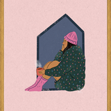 Cuadro Mujer en casa