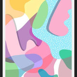 Cuadro Memphis Organic Shapes