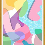 Cuadro Memphis Organic Shapes