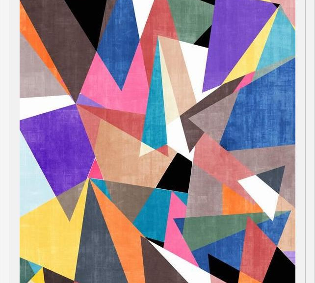 Cuadro La danza geometrica 2