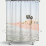 Cortina de Baño Pink Beach