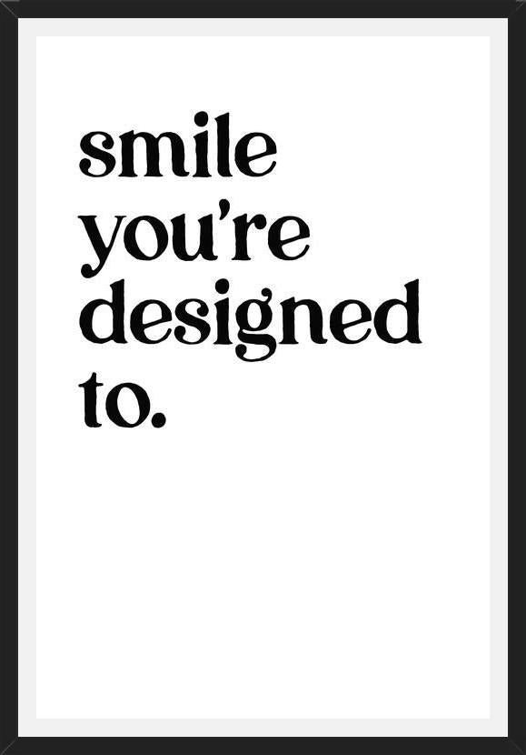 Cuadro Smile your designed to
