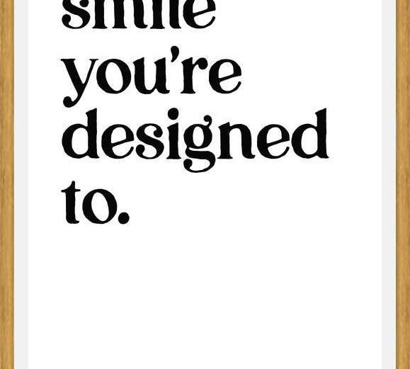 Cuadro Smile your designed to