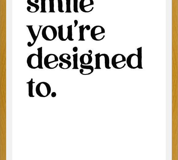 Cuadro Smile your designed to