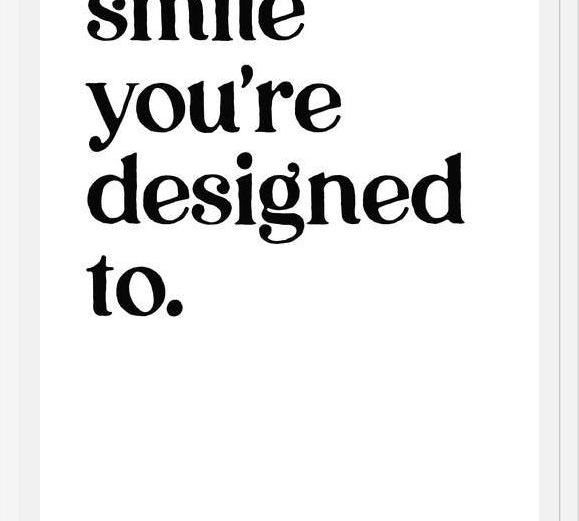 Cuadro Smile your designed to