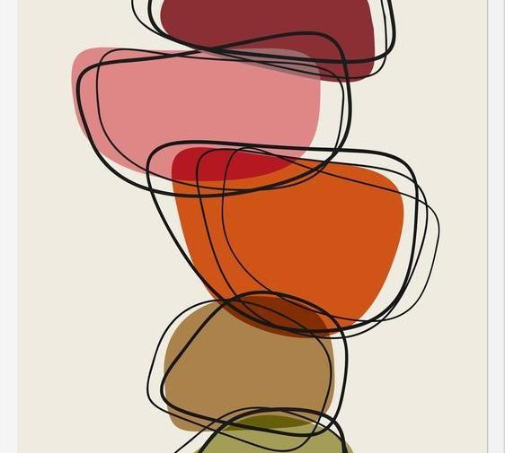 Cuadro Abstract Composition 863