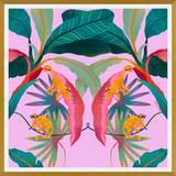 Cuadro Tropical Rosa