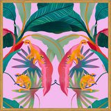 Cuadro Tropical Rosa