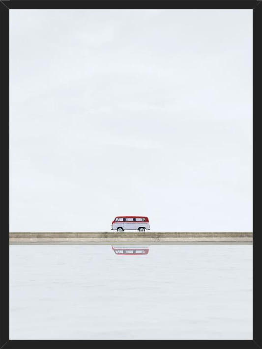 Cuadro Combi roja blanca