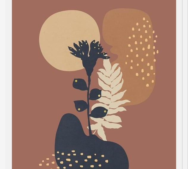 Cuadro Organic shapes 3