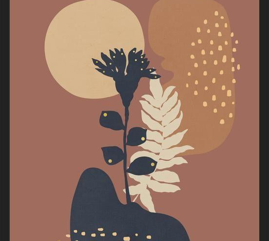 Cuadro Organic shapes 3