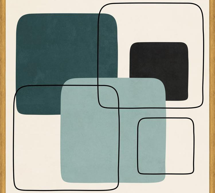 Cuadro Minimalist Geometric F02