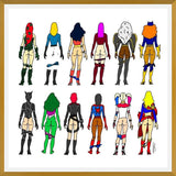 Cuadro Superheroine Butts