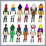 Cuadro Superheroine Butts