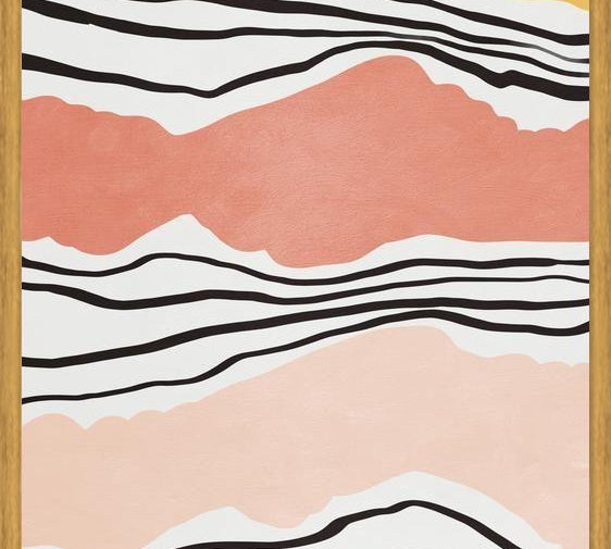 Cuadro Modern irregular Stripes 01