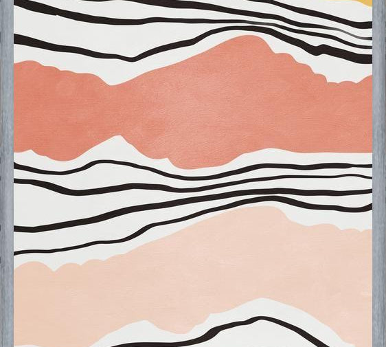 Cuadro Modern irregular Stripes 01