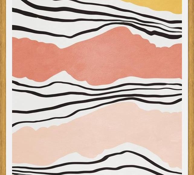 Cuadro Modern irregular Stripes 01