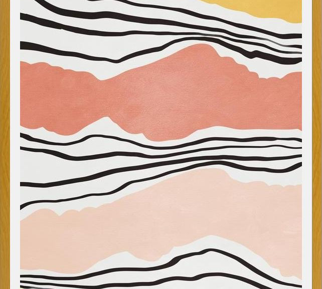 Cuadro Modern irregular Stripes 01