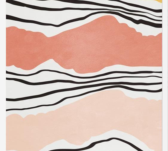 Cuadro Modern irregular Stripes 01