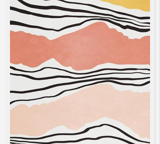 Cuadro Modern irregular Stripes 01