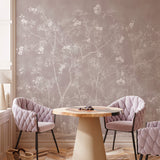Papel Mural Jardines Rosa
