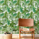 Papel Mural Tropico II (Blanco)