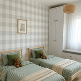 Papel Mural Tartan Gris