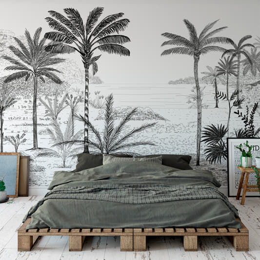 Papel Mural Palmeras