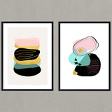 Set de Cuadros Modern Minimal Forms 3 y 9