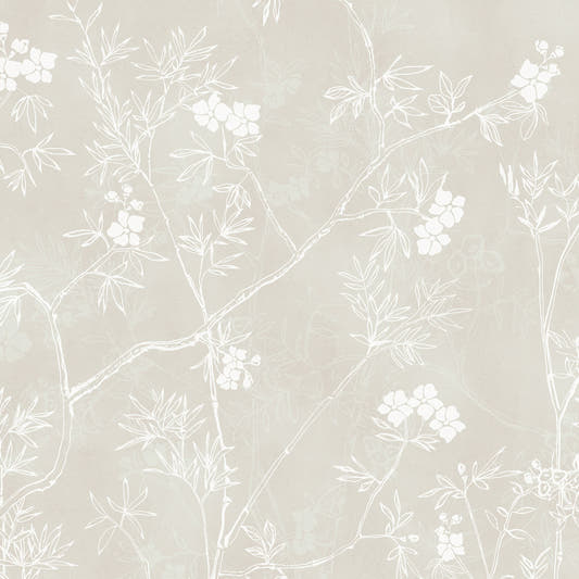 Papel Mural Jardines Beige