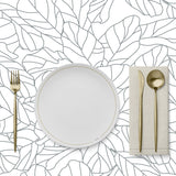 Mantel de Hule Lyrata Blanco