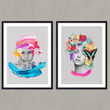 Set de Cuadros Imagination Girl y The Girl and the paradise