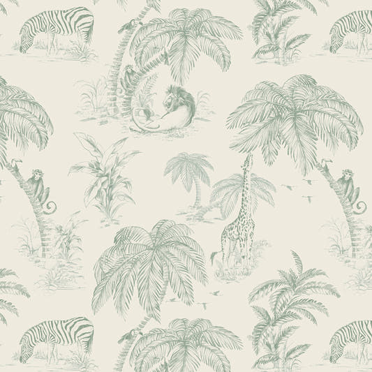 Papel Mural Troopiline Verde