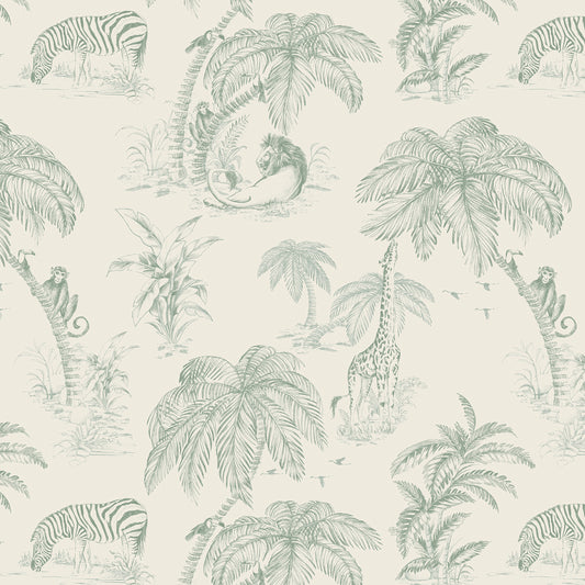 Papel Mural Troopiline Verde
