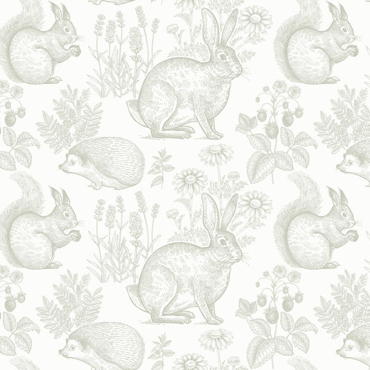Papel Mural Dulce Bosque Pistacho