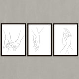 Set de Cuadros Hands series II