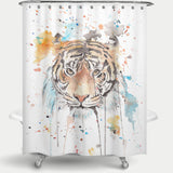 Cortina de Baño Retrato de un Tigre