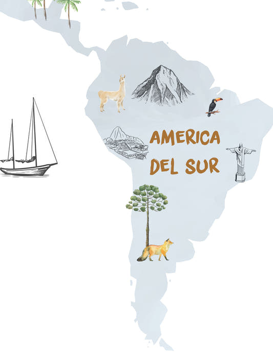 Papel Mural Kids Map