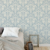 Papel Mural Blue Damask