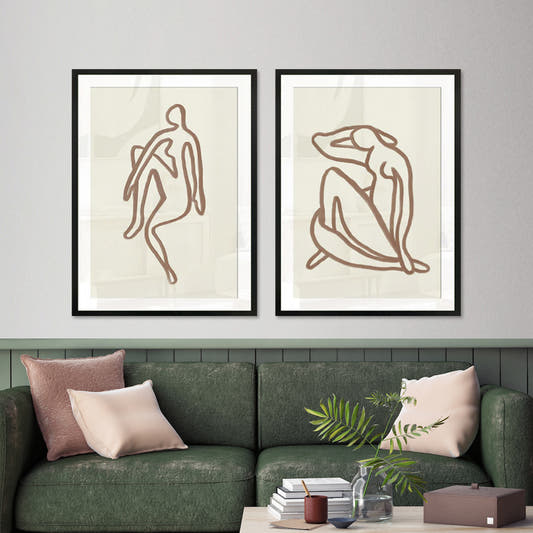 Set de Cuadros Human Shapes