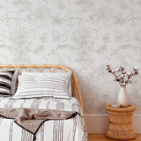 Papel Mural Vintage Nature Gray