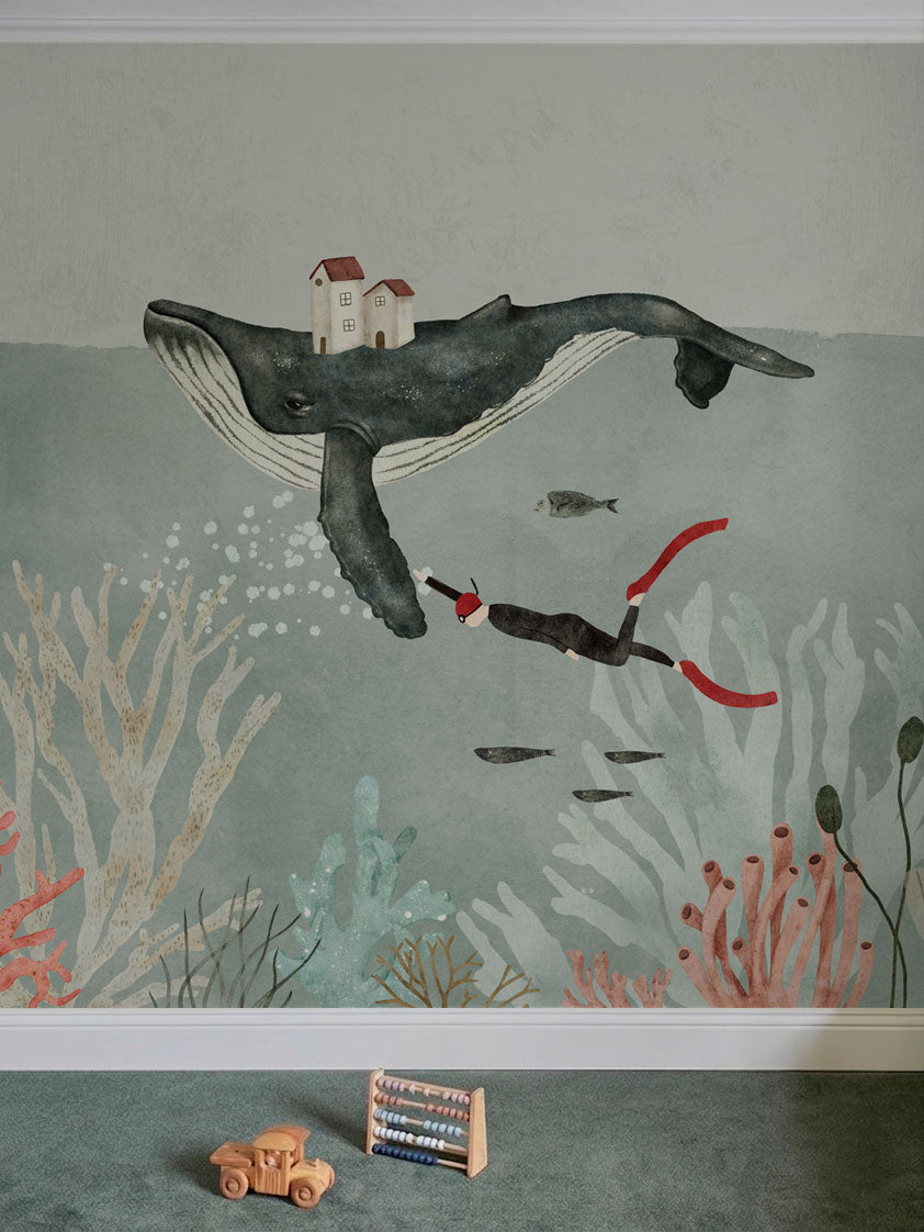 Papel Mural Whale Tales