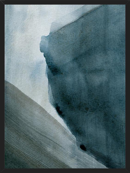 Cuadro Full moon - Indigo blue