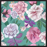 Cuadro Basil Flowers and Roses Pattern