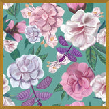 Cuadro Basil Flowers and Roses Pattern