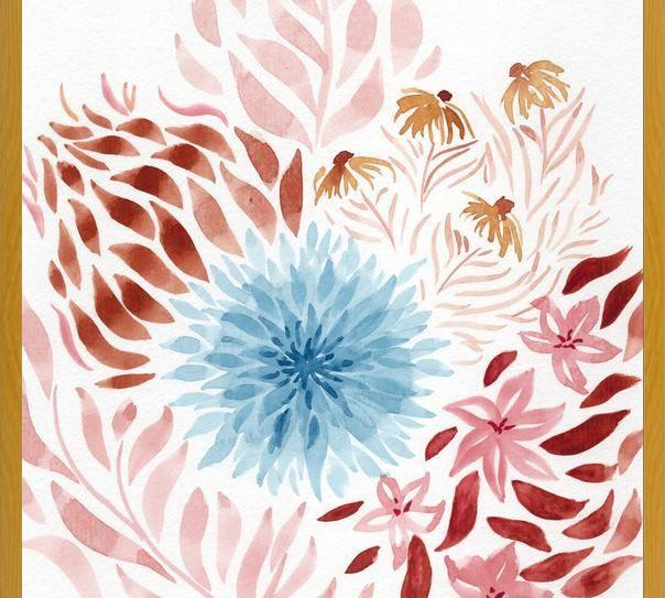 Cuadro Conjunto de flores