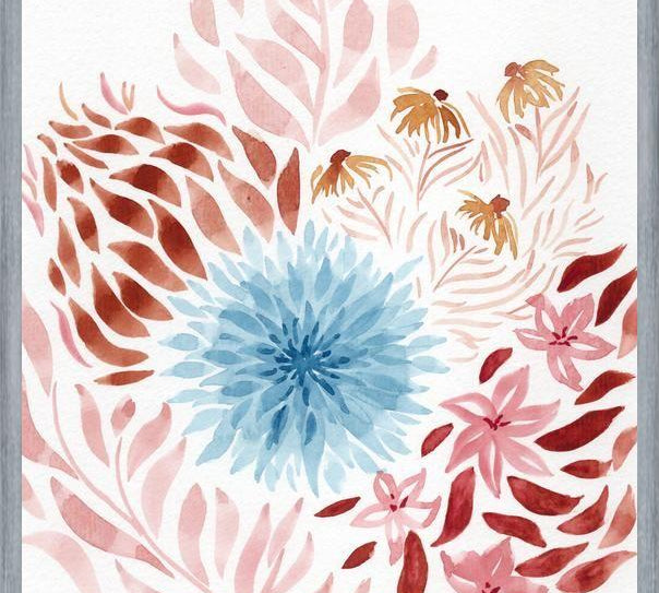 Cuadro Conjunto de flores